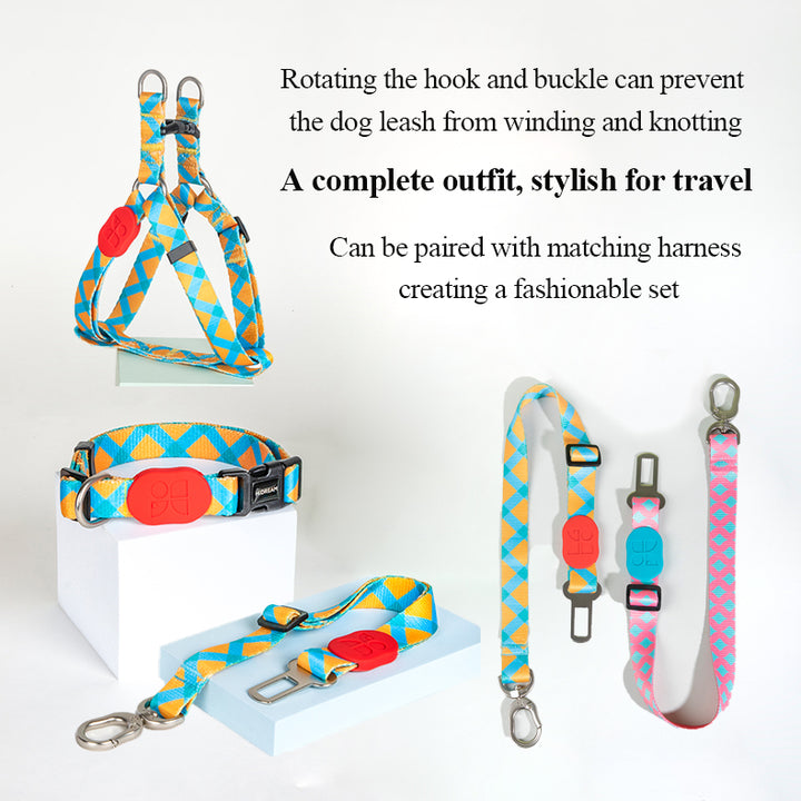 【Dogs&Cats】Colorful-Dogs and Cats car seat belt