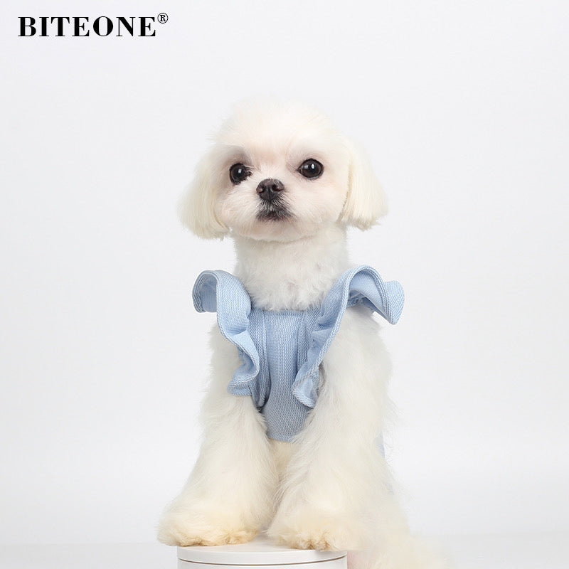 High elastic fabric, easy to put on and take off, summer flying sleeves, new pet clothes launched