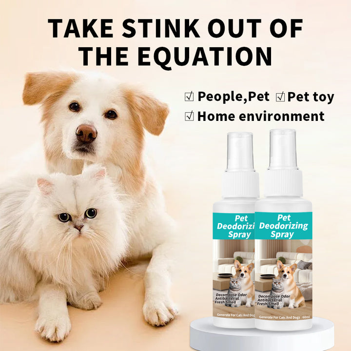 Pet deodorizing spray. Decompose odor factors.The sterilization rate reaches 99.99%!!