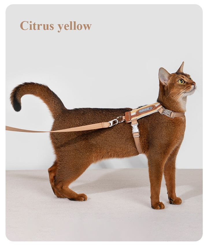 【Cats】Striped cat harness set