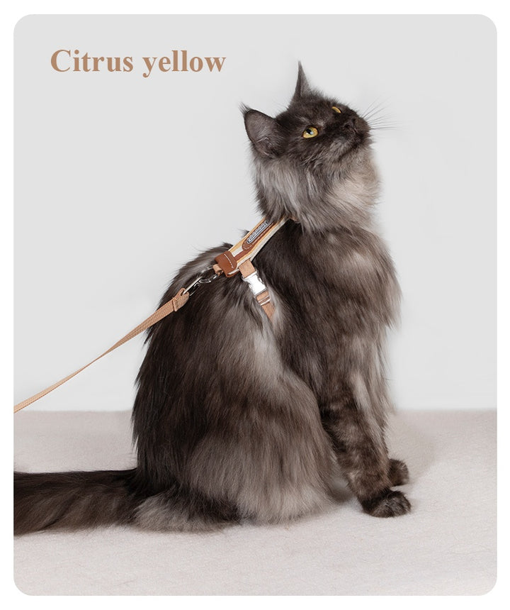 【Cats】Striped cat harness set